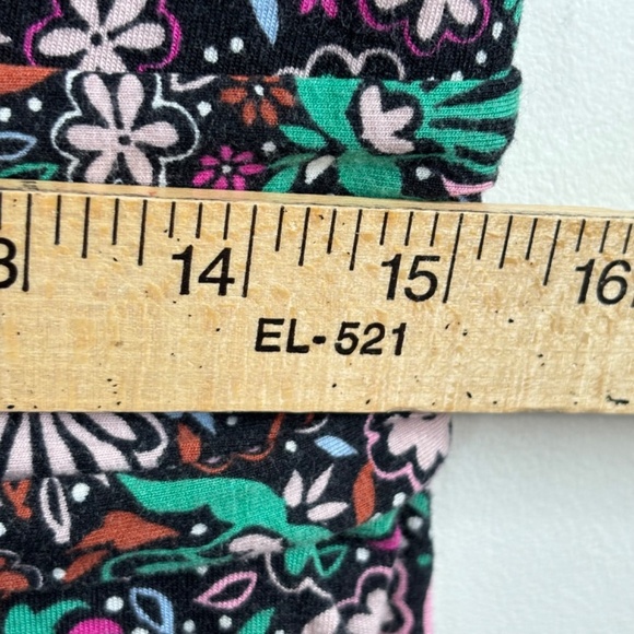 Boden Abigail Dress 8 Long Sleeve Leaf Print Stretch Jersey Pockets Thanksgiving - Picture 13 of 14